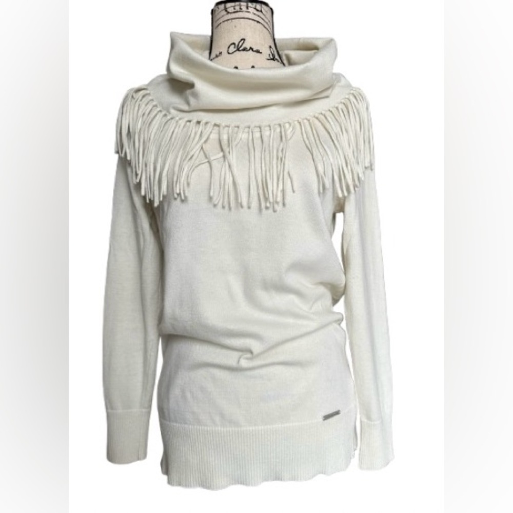 MICHAEL Michael Kors Light Cream Knit Sweater Top. Size S